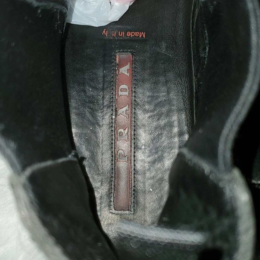 Prada patent leather slipon ankle shoes size 9 - Picture 6 of 17